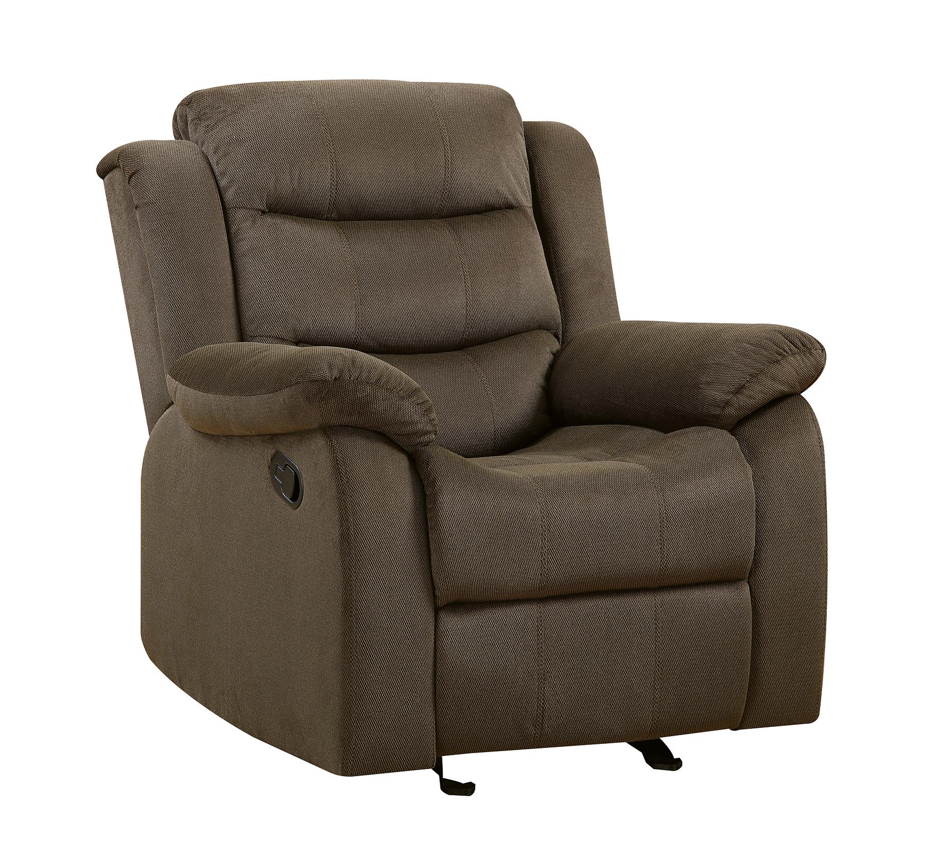 Coaster Weissman 601923 Casual Pillow Padded Glider Recliner A1 Furniture Mattress Three Way Recliner